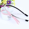 2015 new arrive lovely fashion crystal bow hair bands, wholesale korean jewelry